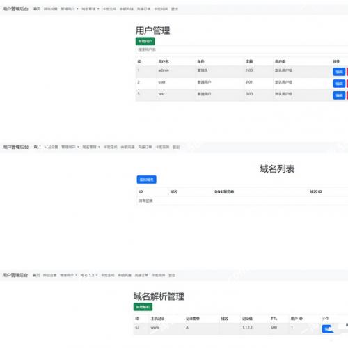 开心版迅风DNS二级域名分发程序源码分享